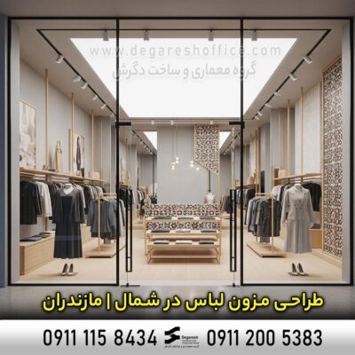 طراحی مزون لباس در شمال | مازندران